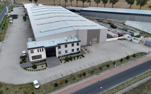 Hala magazynowo produkcyjna z biurami, trafostacją