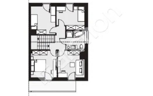 Dom w centrum Bojana. 5 pokoi, garaż.