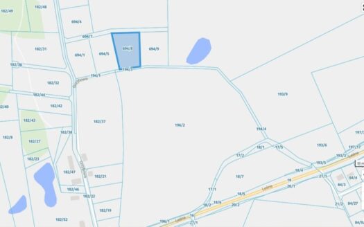 Sprzedam działkę w Kielnie – 3047m2 z mediami