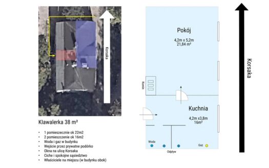 Kawalerka 38 m² za odstępne obok Pl Niepodległości