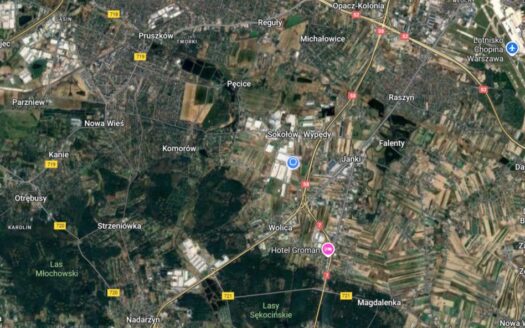 Działka inwestycyjna 1,2 ha w Sokołowie  zjazd S8