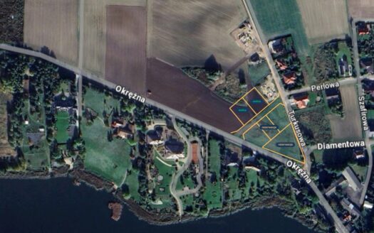 >OKAZJA< Działka budowlana 200m od jeziora, media