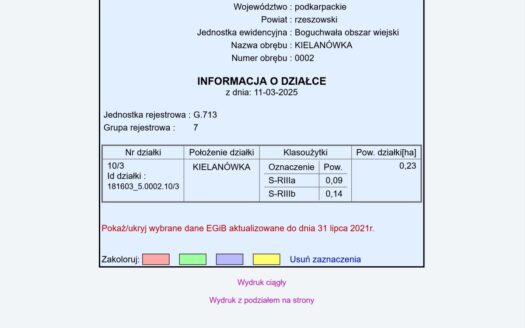 Działka 23 ary, Kielanówka, Leśne Wzgórze