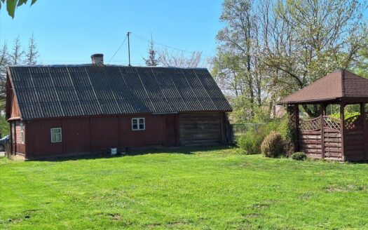Działka w Łozowie siedliskowa z zabudową, las