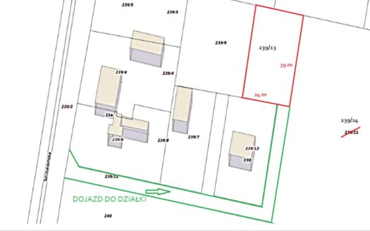 Piękna działka w Górkach Małych, 4 km od Tuszyna