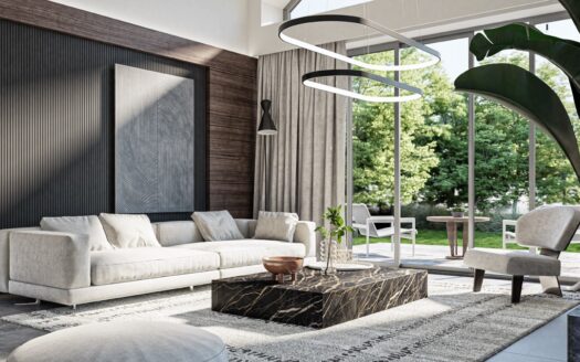 Nowoczesny dom z garażem blisko lasu