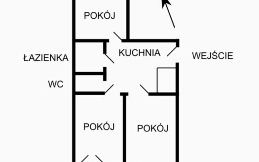 Przy parku Szymborskiej 3 pokoje, balkon Nowa cena