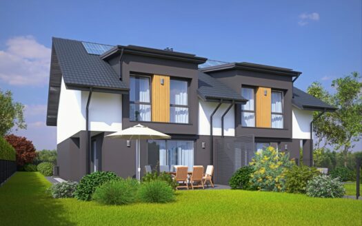 Dom bliźniak- fotowoltaika, pompa ciepła, klima