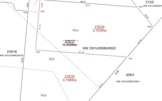 Działka bud 216/35 na osiedlu zamknięty k.Nasielsk