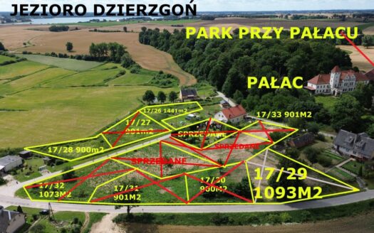 UZBROJONA Działka budowlana nad jeziorem Balewo