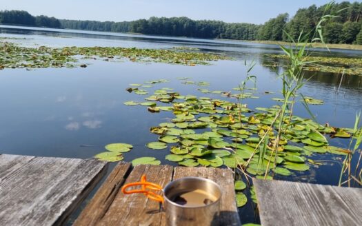 Działka z dostępem do jeziora Gackiego