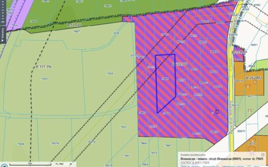 Działka inwestycyjna przy S1