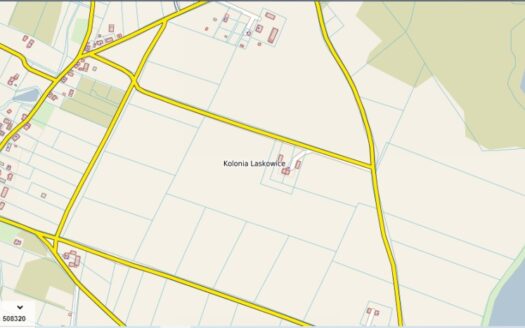 Działka JEZIORO Orkusz Laskowice