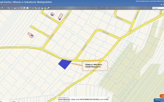 Działka budowlana Sokołów Młp
