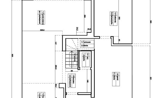 Dom w zabudowie bliźniaczej z ogrodem