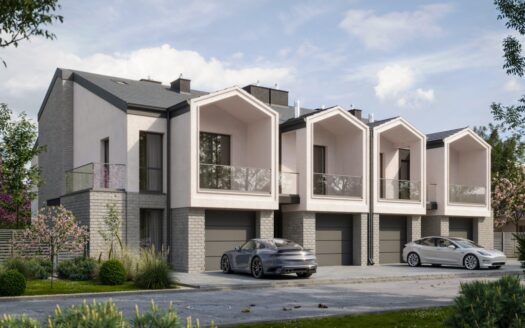 Nowoczesny szereg z widokiem na jezioro | Straszyn