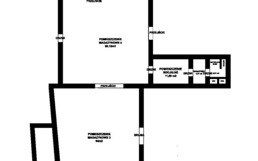 Wynajem lokalu 347m² parking brama wjazdowa garaż